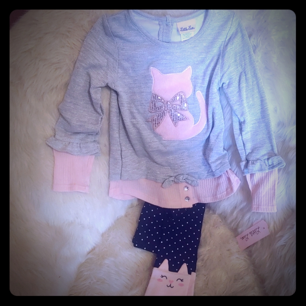 Adorable Kitty Love 2 Piece Set